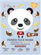 7th Heaven Animal Panda Coconut & Banana Sheet Μάσκα Προσώπου για Ενυδάτωση με Πράσινο Τσάι