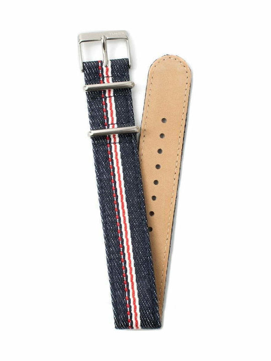 Timex Υφασμάτινο Λουράκι Μπλε 20mm