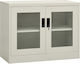 Kleiderschrank Büro mit Schloss Ανοιχτό Γκρι 90x40x70cm