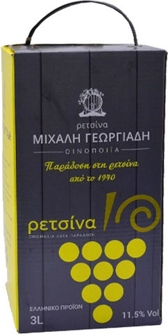 Oinopoiia Michali Georgiadi Vin Alb Sec la Cutie 3000ml