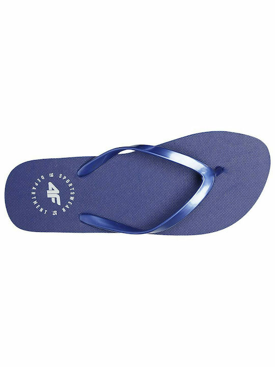 4F Frauen Flip Flops in Blau Farbe