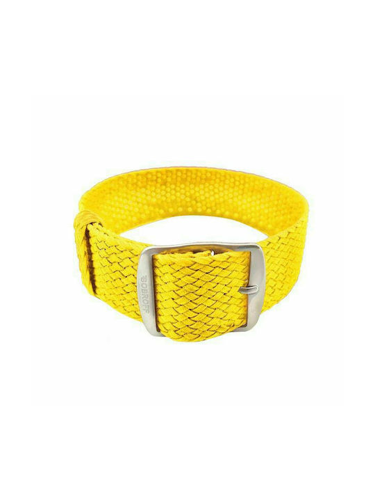 Bobroff Fabric Strap Yellow 21mm