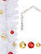 vidaXL Christmas Garland White 1000cm 1pc