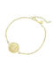 Triantos gold bracelet 14 carat gold