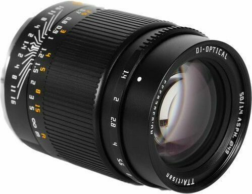TTArtisan Cadru complet Obiectiv Foto 50mm F/1.4 Fix pentru Montura Leica L Black