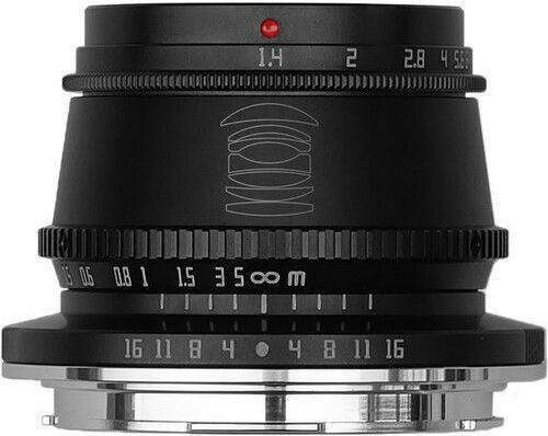 TTArtisan Crop Φωτογραφικός Φακός 35mm F/1.4 Σταθερός για Nikon Z Mount Μαύρος