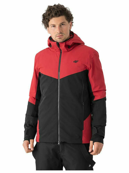 4F Men's Ski & Snowboard Jacket Red H4Z21-KUMN013-61S