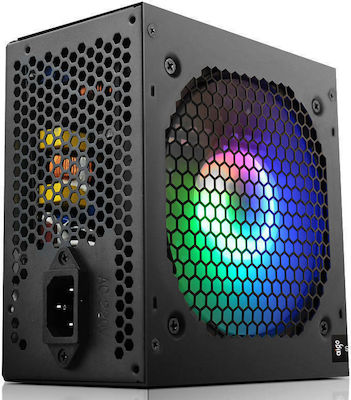 Aigo AK600 RGB 600W Μαύρο Τροφοδοτικό Υπολογιστή Full Wired