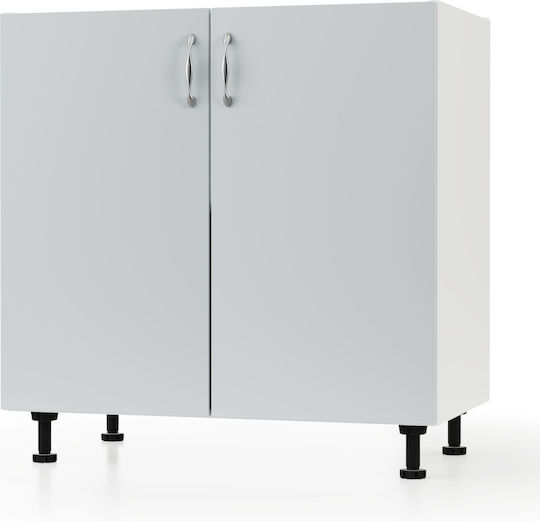 Cabinet pentru chiuvetă Modest 80x48x82cm Γκρι