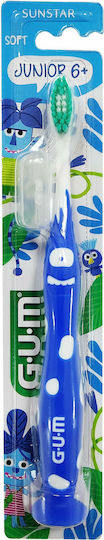 GUM Junior Soft Παιδική Οδοντόβουρτσα για 6+ Χρονών Μπλε