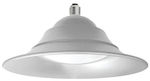 Fos me Commercial Bell LED Light 30W Warm White 3000lm E27 Silver Ø30xH16.5cm