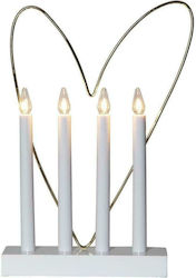 Eglo Christmas White Electric Candle