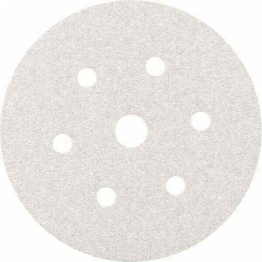 Smirdex 510 White Line Orbital Sander Sanding Sheet K600 with 6 Holes 150x150mm