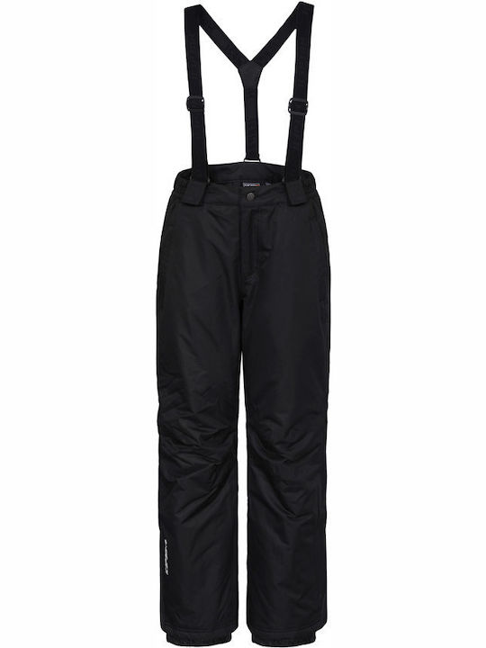 Icepeak Theron 51042561-990 Kids Dungarees for Ski & Snowboard Black