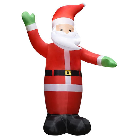 Outdoor Inflatable Illuminated Santa Claus Electric Red 300cm