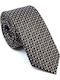 Legend Accessories Men's Tie Set Synthetic Printed In Brown Colour