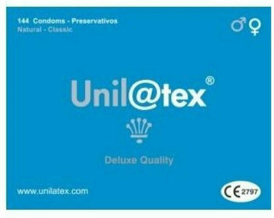 Unilatex Natural Classic Condoms 144pcs