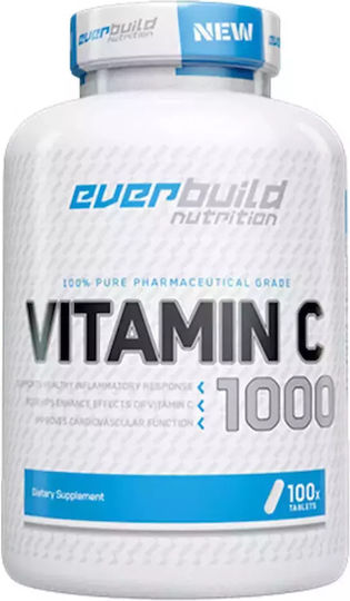 Everbuild Nutriton Vitamin C Витамин за Кожата & Антиоксидантно действие 100 Таблетки