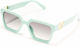Olympus Sunglasses Elli Τετράγωνα Παιδικά Γυαλιά Ηλίου Cyan