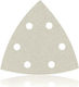 Smirdex 510 White Line Delta Sanding Sheet K400 with 6 Holes 95x95mm