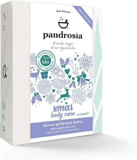 Pandrosia Xmas Body Care Jasmine Σετ Περιποίησης για Ενυδάτωση & Καθαρισμό Σώματος
