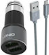 Ldnio C303 Car Charger 3.6A with 2 USB-A Ports ...