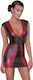 Cottelli Collection Party Dress Black / Red