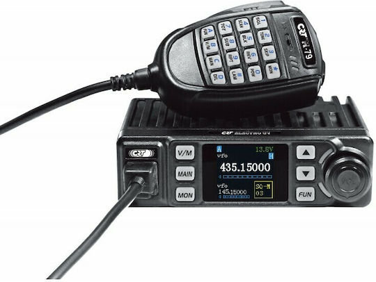 CRT Electro UV V3 with Vox VHF Αυτοκινήτου 20W με Έγχρωμη Οθόνη