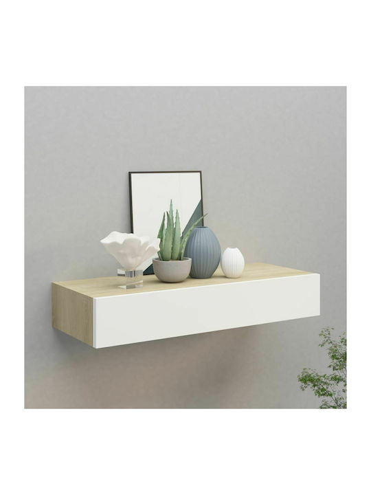 Shelf Wall White 60x23.5x10cm