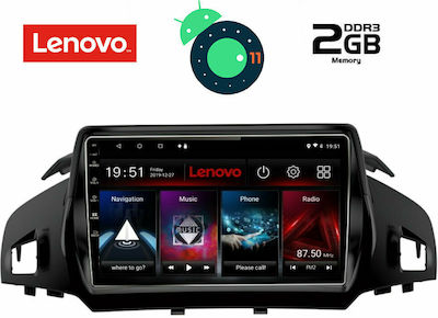 Lenovo Car Audio System for Audi A7 Ford Kuga / C-Max 2013+ (Bluetooth/USB/AUX/WiFi/GPS/Apple-Carplay/CD) with Touch Screen 9" DIQ_LVB_4160