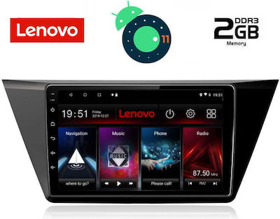 Lenovo Sistem Audio Auto pentru Volkswagen Turul Audi A7 2016+ (Bluetooth/USB/AUX/WiFi/GPS/Apple-Carplay/Partitură) cu Ecran Tactil 9" DIQ_LVB_4769
