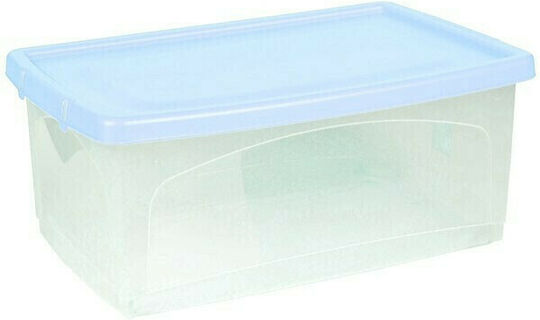 Viomes Plastic Storage Box with Lid Transparent 59x40x30cm