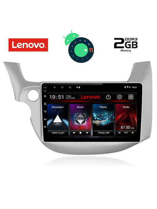 Lenovo LVB 4211_GPS Ηχοσύστημα Αυτοκινήτου για Honda Jazz 2008-2012 (Bluetooth/USB/WiFi/GPS) με Οθόνη Αφής 10.1"