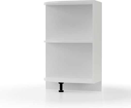 Modest Dulap de Colț pardoseală Alb 28x55x82buc