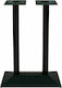 Woodwell Πυραμίδα Βάση Τραπεζιού Μπαρ Μαύρο 73x40x108cm