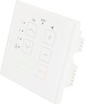 Recessed Electrical Special Uses Wall Switch with Frame Basic White 953.050UK