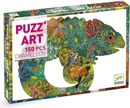 Kids Puzzle Chameleon 150pcs Djeco