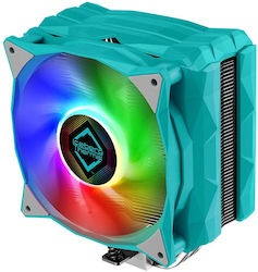 Iceberg Thermal IceSLEET G4 OC CPU Cooling Fan with ARGB for AM4/AM5/1200/115x Socket Teal