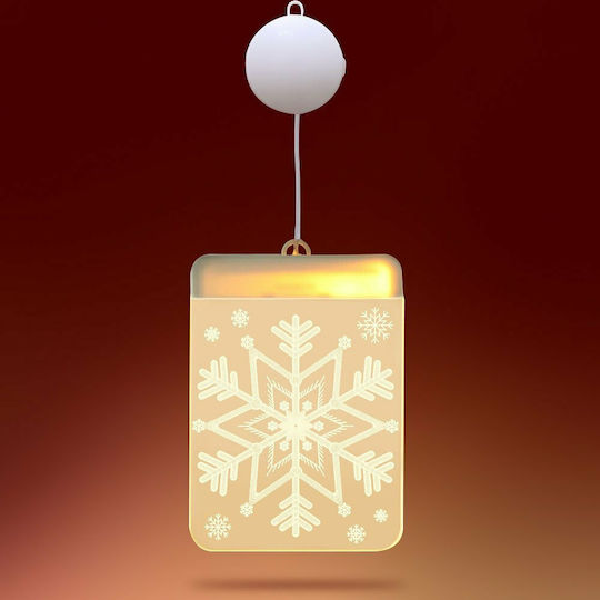 Fos me Illuminated Christmas Plastic Figure Flake