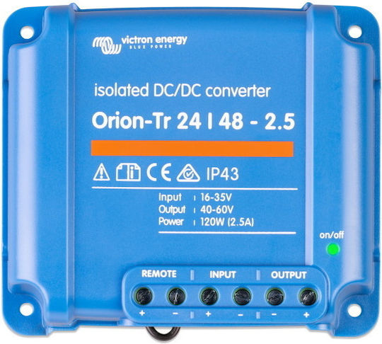 Victron Energy Orion-Tr 24/48-2,5 (120W) Isolated Convertoare de tensiune DC/DC 24V la 48V