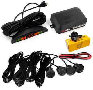 Maxeed Car Parking System with Screen and 4 Sensors in Black Color