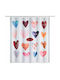 Wenko Love Shower Curtain 180x200cm Multicolour