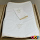 abo Wasserdichtes Spucktuch White-Beige 40x60cm.