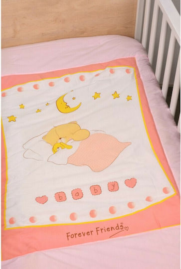 Baby Oliver Bettdecke Für Krippe Rosa 100x140cm