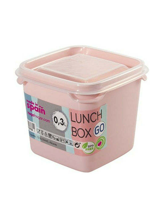 Hega Hogar Lunch Box Plastic Γαλάζιο 300ml 1pcs