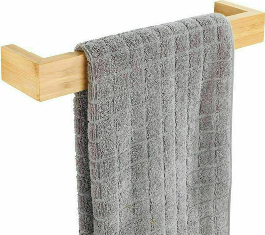 Wenko 24741100 Calea ferată de Baie Simplă De Perete cu șuruburi ​40x5cm Maro