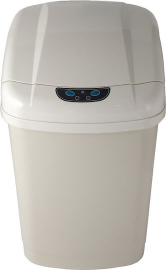 Ecosales Dolphin Waste Bin Plastic with Sensor White 18lt