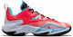 Jordan One Take 3 Low Basketball Shoes Bright Crimson / Black / Chlorine Blue