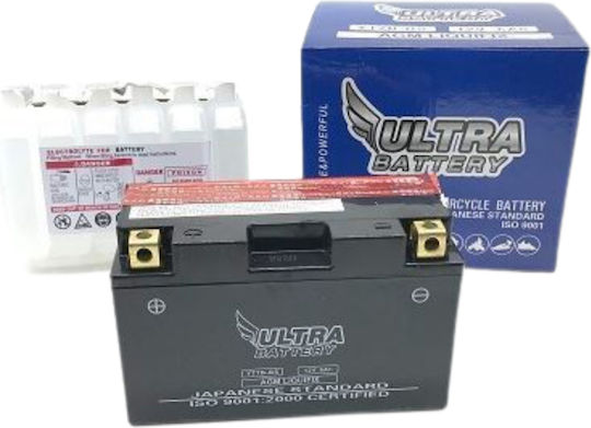 Ultra Motorradbatterie YT12B-BS mit Kapazität 12Ah