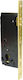 Cisa Recessed Lock Bilias with Cylinder and Center 45mm Gold